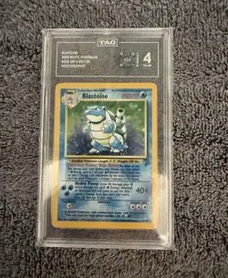 1999 Pokemon TCG Base Set Holo Graded Lot (4) - Image 1