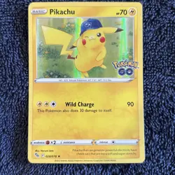 Pokemon - Pikachu - 028/078 - Holo Rare - Pokemon Go - NM/M - Image 1