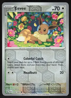 Eevee 050/064 Common Shrouded Fable Pokemon Reverse Holo Near Mint - Image 1