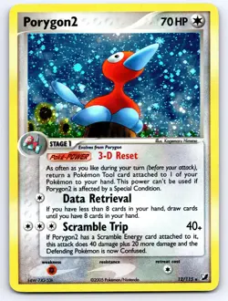 Porygon2 12/115 Holo Rare Unseen Forces Pokemon Holo Lightly Played - Image 1