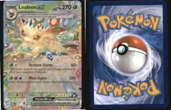 Leafeon ex 006/131 Double Rare Prismatic Evolutions Pokemon Holo Near Mint - Image 3