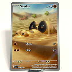 Sandile 216/198 Scarlet & Violet Base Set Illustration Rare NM Pokemon TCG - Image 1