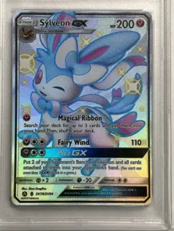 Sylveon GX SV76/SV94 Shiny Vault Hidden Fates Pokemon English PSA 10 GEM - Image 2