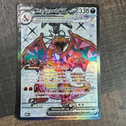 Pokemon Charizard EX 215/197 | Ultra Rare Full Art | Obsidian Flames 215/197 LP - Image 1
