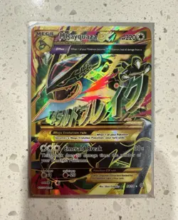 The Pokemon Company M Rayquaza EX 98/98 Ancient Origins Mega Full Art Holo - Image 1