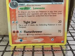 Pokemon 2005 Houndoom 7/115 Unseen Forces Holo - Image 3