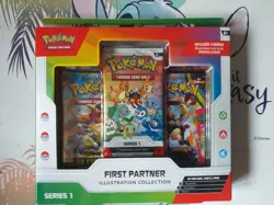Pokemon TCG : FIRST PARTNER ILLUSRATION COLLECTION BOX - NEW & SEALED - Image 1