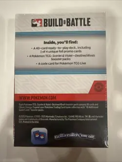 Pokemon TCG Destined Rivals Build & Battle Box New Sealed - Image 2