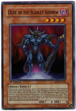 Ogre of the Scarlet Sorrow - ABPF-EN005 - Super Rare - Unlimited Edition - Light - Image 1