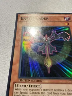 Yu-Gi-Oh Battle Fader CT07-EN009 Super Rare Limited Edition Heavy Play A - Image 2