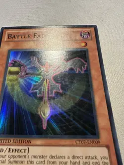 Yu-Gi-Oh Battle Fader CT07-EN009 Super Rare Limited Edition Heavy Play A - Image 3
