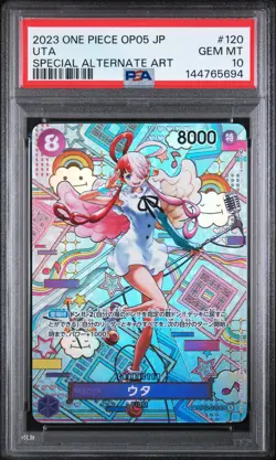 2023 ONE PIECE JAPANESE OP05-AWAKENING OF THE NEW ERA #120 UTA PSA 10 - Image 1