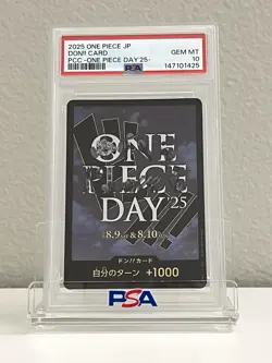 PSA 10 Sequential Luffy ONE PIECE Day 2025 P-110 DON PROMO 2 Card Set JPN - Image 4