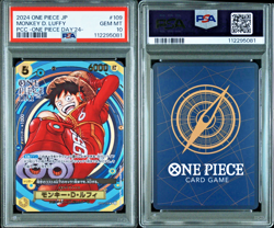 PSA 10 Monkey D. Luffy OP07-109 SR Promo 2024 ONE PIECE Day 24 Foil PCC Japanese - Image 3