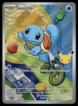 Pokemon Cards Squirtle 039 Mega Evolution Promo NM *2 - Image 1