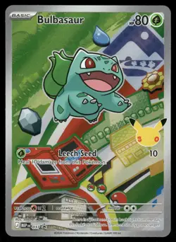 Pokemon Cards Bulbasaur 037 Mega Evolution Promo NM *6 - Image 1