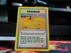 Rocket’s Minefield Gym Gym Challenge LP Pokemon Card WOTC Vintage Trainer Rare - Image 1