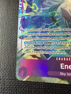 2026 ONE PIECE Card Enel SR OP15-060 Adventure on KAMI’s Island NM Alt Art - Image 4