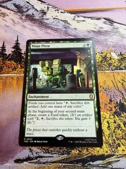 Ninja Pizza TMC NM MTG Magic The Gathering TMNT - Image 4