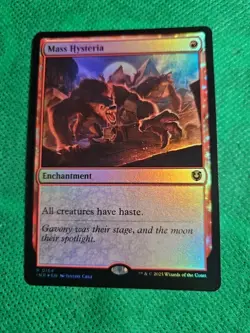 x1 Mass Hysteria - Foil R MTG Innistrad Remastered M/NM, English - Image 1