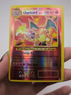 Pokemon TCG Charizard 11/108 Evolutions Reverse Holo Rare 2016 NM - Image 1