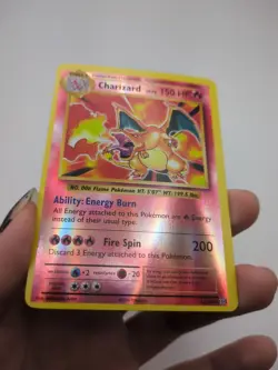 Pokemon TCG Charizard 11/108 Evolutions Reverse Holo Rare 2016 NM - Image 2