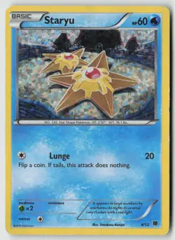 Staryu 004/012 Holo Promo McD Promos 2015 Pokemon Holo Damaged - Image 1