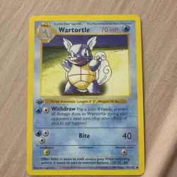 Wartortle 42/102 1st edition Uncommon Unlimited Regular English - Image 1