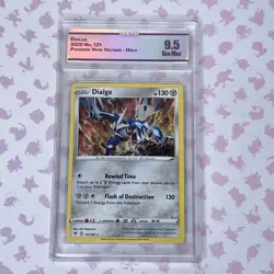 2020 Pokemon TCG Dialga 121/185 Vivid Voltage Holo CC&G 9.5 Gem Mint - Image 1