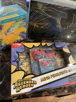 Pokemon TCG Ascended Heroes Elite Trainer Box - mega Charizard upc feraligate ex - Image 4