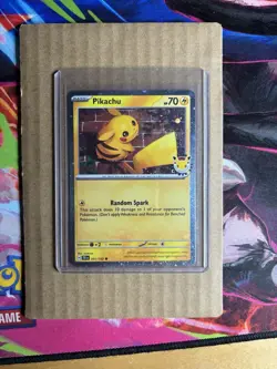 Pokemon Pikachu 51/ 162 - 2026 Pokemon Day - 30th Anniversary - NM - Image 1
