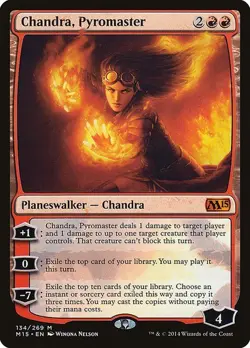 MTG - Chandra, Pyromaster - M15 - Magic the Gathering - Image 1