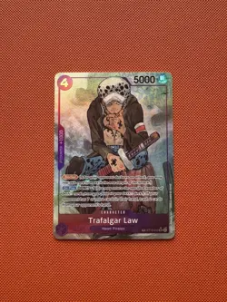 One Piece TCG Trafalgar Law TR ST10-010 Alt Art English BM - Image 2