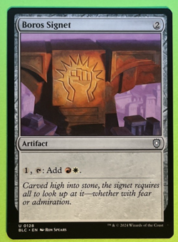 Boros Signet BLC 125 MTG NM/M Never Played - Image 1