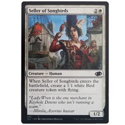 x1 Seller of Songbirds J22 MTG M/NM Common White Creature Human Jumpstart 2022 - Image 1