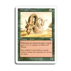 WOTC MtG Battle Royale Dirtcowl Wurm (R) NM - Image 1