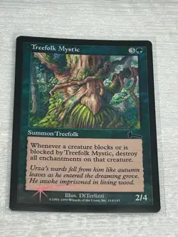 Uurza's Legacy Treefolk Mystic Foil 114/143 MTG Magic The Gathering 1999 NM - Image 1