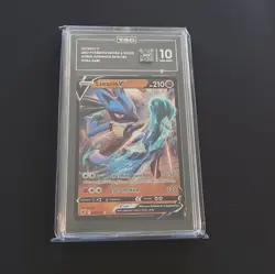 Pokemon TCG Lucario V 078/189 Astral Radiance Ultra Rare Holo Eng TAG 10 - Image 1