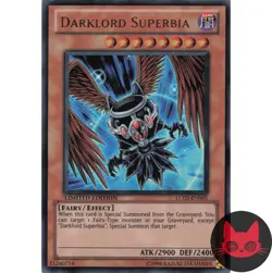 Yugioh Darklord Superbia LC02-EN005 Ultra Rare Limited Edition NM - Image 1