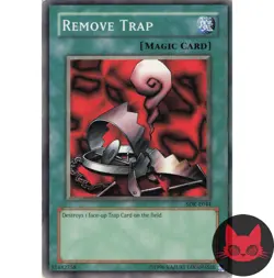 Yugioh Remove Trap SDK-E044 Common LP - Image 1