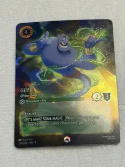 🔥 Ddcards 🇨🇦 Disney Lorcana Fabled The Genie Of The Lamp Enchanted Foil 🔥 - Image 1