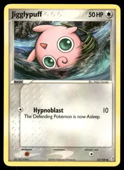 Pokemon Cards Jigglypuff 53/100 Crystal Guardians Common LP - Image 1