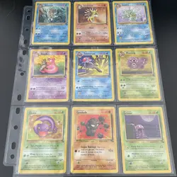 ⭐Vintage Pokemon Fossil Set Complete Common+Uncommon Cards ⭐ - Image 3