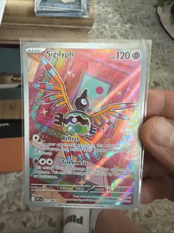 Sigilyph - 121/086 - Illustration Rare - White Flare - Pokemon Card - NM/M - Image 1