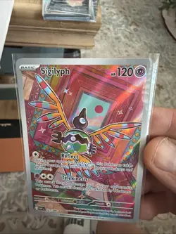 Sigilyph - 121/086 - Illustration Rare - White Flare - Pokemon Card - NM/M - Image 2