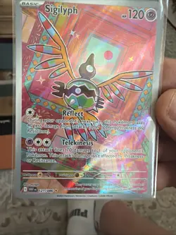 Sigilyph - 121/086 - Illustration Rare - White Flare - Pokemon Card - NM/M - Image 3