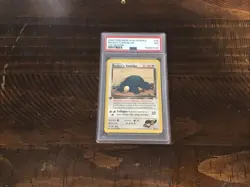 Rockets Snorlax Gym Heroes 33/132 PSA 7 Near Mint Pokemon Card - Image 1