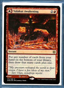 165 Foil Valakut Awakening Zendikar Rising ZNR #174 Never Played MTG - Image 1