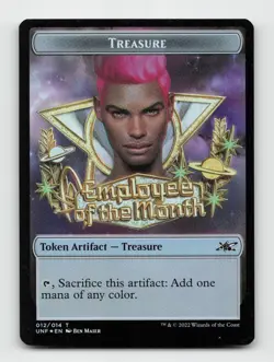 Squirrel // Treasure Foil Token 8// 12 Unfinity Magic: The Gathering LP - Image 2