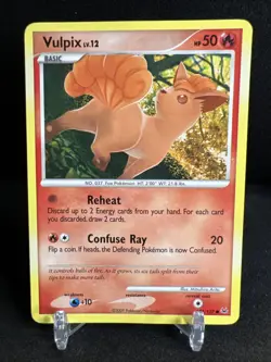 Vulpix 102/127 Non-Holo Platinum Base Set Pokemon Card - Image 1